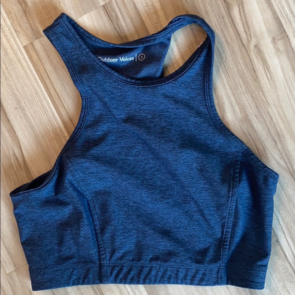 Outdoor Voices Navy Crop Top